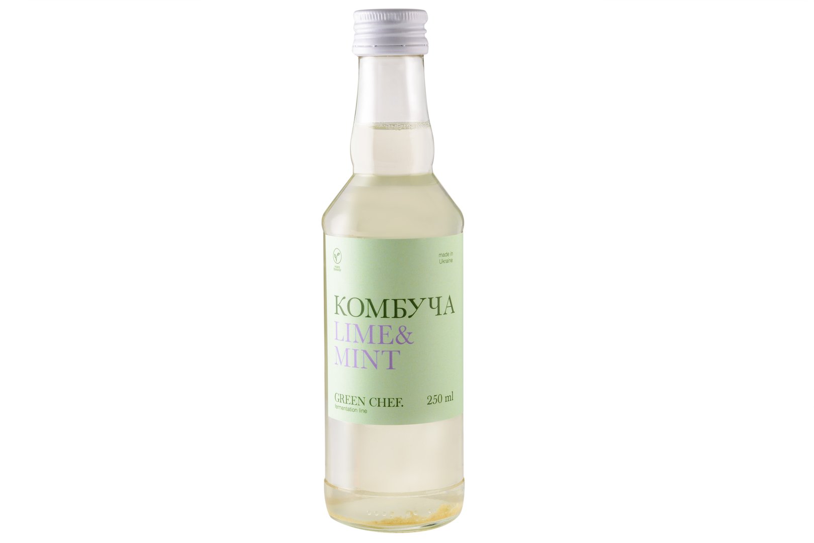 Фото Блюдо Комбуча Lime&mint стекло 250мл